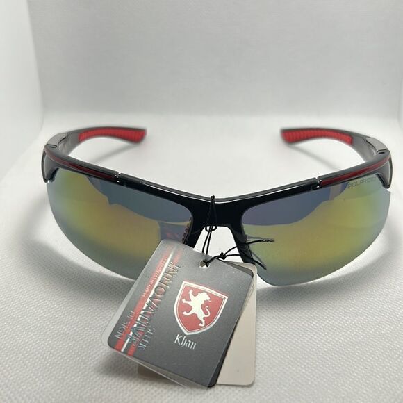 Khan Mens Mirrored Sunglasses - Picture 2 of 3